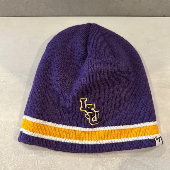 47 Other - Men’s LSU Tigers Purple Beanie 47’ Brand One Size Fits All NWOT